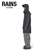 RAINS Long Jacket 經典基本款長版防水外套(12020) Slate M