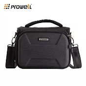 【Prowell】EVA硬殼一機兩鏡相機包 相機保護包 休閒攝影包 相機斜背包 相機跨肩包 WIN-22356 贈送防雨罩 黑色