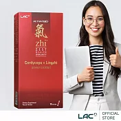 【LAC利維喜】氣活力靈芝飲15包-蜜桃口味(冬蟲夏草/牛磺酸/B群/奶素)