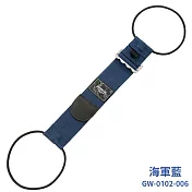 日本TRADE WORKS究極Gowell行李箱拉桿固定隨身包用拉環束帶GW-0102(可調37-75cm;適周長≦70cm行李包)旅行袋綁帶 適出國旅行 海軍藍