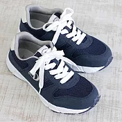 日本AnataOmoi 海軍藍 足部健康 寬楦運動鞋 24cm 海軍藍