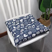 【EZlife】加厚棉麻透氣座墊(45x45cm) 招財貓