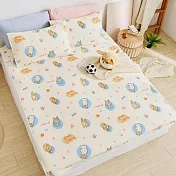 《DUYAN 竹漾》Cool-Fi 瞬間涼感6D冰涼墊 / 雙人 / 柯基戲水