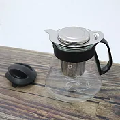 臺玻耐熱玻璃咖啡壺-600mlX1+304不鏽鋼沖泡茶濾網組X1