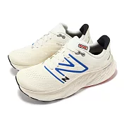 New Balance 慢跑鞋 Fresh Foam X More V4 2E 男鞋 寬楦 白 藍 緩衝 運動鞋 NB MMORCE4-2E