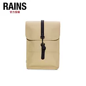 RAINS Backpack Mini 經典防水小型雙肩背長型背包(12800) Sand