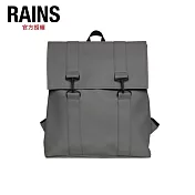 RAINS MSN Bag W3 經典防水雙扣環後背包(13300) Grey