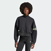 ADIDAS NEUCL TRACKTOP 女休閒外套-黑-IU2505 L 黑色