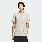 ADIDAS FI STRIPE POLO 男短袖POLO-奶茶-IT3921 M 卡其