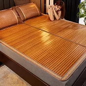 涼夏活動 双面磨光竹藤蓆雙人床墊(床墊/竹蓆涼蓆/空調席/學生床蓆/藤蓆/涼蓆)  竹蓆雙人床墊150cm*195cm*5c