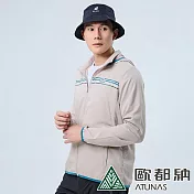 【ATUNAS 歐都納】男款防曬透氣外套A8GA2308M/防曬/輕量/透氣/休閒* M 卡其