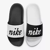 NIKE W OFFCOURT SLIDE MIX 女休閒拖鞋-黑白-FQ7646100 US6 黑色