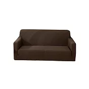 【巴芙洛】加厚防貓抓彈力沙發套1人(加厚款防抓/貓抓/彈性沙發套/1人沙發套) 咖啡色