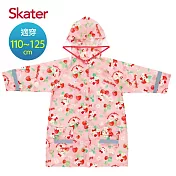 日本 Skater 揹包型兒童雨衣-KITTY