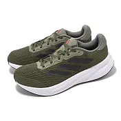 adidas 慢跑鞋 Response 男鞋 綠 黑 緩震 透氣 運動鞋 愛迪達 IG1415 26.5cm GREEN/BLACK