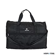 【HAPI+TAS】日本原廠授權 摺疊旅行袋 (大)- 霧面黑