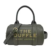 MARC JACOBS荔枝紋手提/斜背旅行包-迷你/ 墨綠