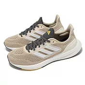 adidas 慢跑鞋 Pureboost 23 男鞋 卡其 白 BOOST 緩衝 運動鞋 愛迪達 IF1545 27cm KHAKI/WHITE