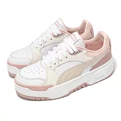 Puma 休閒鞋 CA. Flyz PRM Wns 女鞋 厚底 增高 米白 粉紅 皮革 拼接 復古 39609903