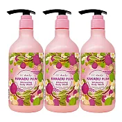 《台塑生醫》CC daily卡卡杜李晶嫩沐浴乳580g*3入