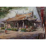 【玲廊滿藝】蘇慧堅-鹿港龍山寺36x53cm