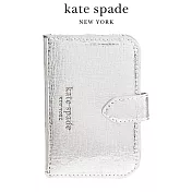 【kate spade】MagSafe 迷你掀蓋包 閃亮銀