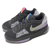 Nike 籃球鞋 Ja 1 GS 大童 女鞋 灰 紫 Night 氣墊 Morant 運動鞋 DX2294-002