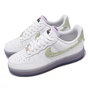 Nike 休閒鞋 Wmns Air Force 1 07 LX 女鞋 白 綠 紫 AF1 經典 皮革 運動鞋 HF5719-139