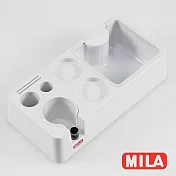 MILA 多功能義式咖啡填壓敲渣座(收納座) 白