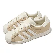 adidas 休閒鞋 Superstar W 女鞋 白 米白 皮革 貝殼頭 三葉草 愛迪達 IE3039