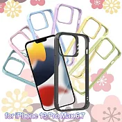 JTLEGEND for iPhone 13 Pro Max QCam軍規防摔保護殼附鏡頭防護圈 海藍