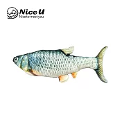 【NiceU毛樂趣】充電式仿真電動魚(黃色/灰色) 灰色