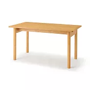 【MUJI 無印良品】木製桌/橡膠木/140*80