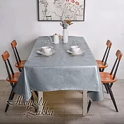 【Homely Zakka】高顏值輕奢純色棉麻桌巾140X180cm_3色任選  灰藍