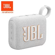 JBL GO 4 可攜式防水藍牙喇叭 白色