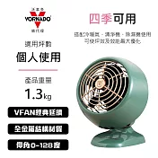 美國VORNADO沃拿多 經典迷你復古扇 VFANMC20 （綠色） 綠色