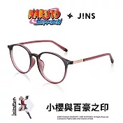 JINS火影忍者疾風傳系列眼鏡-小櫻與百豪之印款式(LRF-24S-A028) 漸層紅棕