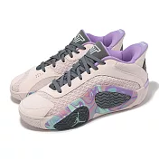 Nike 籃球鞋 Jordan Tatum 2 GS 大童 女鞋 粉 灰 Sidewalk Chalk 運動鞋 FJ6459-600