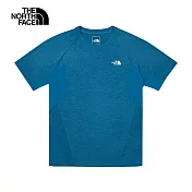 The North Face M BRIDGER NEW S/S SHIRT - AP 男短袖上衣-藍-NF0A7WD3O01 XL 藍色