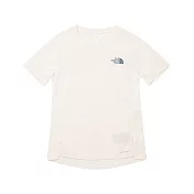The North Face W SUNRISER S/S - AP 女短袖上衣-白-NF0A83SUQLI 2XL 白色