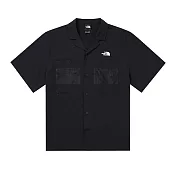 The North Face M FIRST TRAIL S/S SHIRT - AP 男短袖襯衫-黑-NF0A83TPJK3 M 黑色