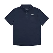 The North Face M PREMIUM BONDED POLO男短袖POLO-藍-NF0A87W1HKW M 藍色