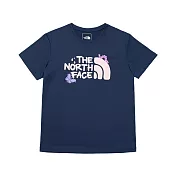 The North Face W SUN CHASE GRAPHIC SS TEE - AP 女短袖上衣-藍-NF0A88H28K2 L 藍色
