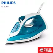 【箱損福利品】PHILIPS 飛利浦 Easy Speed 蒸氣電熨斗 GC1745 藍白色