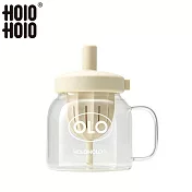【HOLOHOLO】NUT CUP 鮮榨橡果玻璃吸管杯（1000ml／4色） 白色