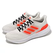 adidas 慢跑鞋 Ultrabounce 男鞋 白 橘 緩衝 輕量 透氣 運動鞋 愛迪達 IE0715 26cm WHITE/ORANGE