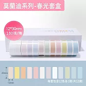 精臣標籤貼紙-D11 D11S H1S D110 D101通用《莫蘭迪套裝組》 套組-春光