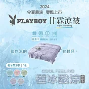 PLAYBOY酷涼冰豆被  雲沐藍