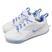 Nike 排球鞋 Air Zoom HyperAce 3 男鞋 女鞋 白 水藍 室內運動 運動鞋 FQ7074-103