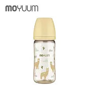MOYUUM 韓國 PPSU 寬口奶瓶 270ml (2m+) - 草泥馬樂園